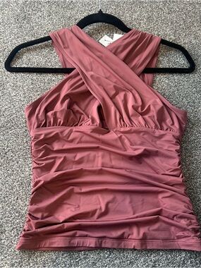 Aritzia Wilfred Anjou Tank in Opera Rose